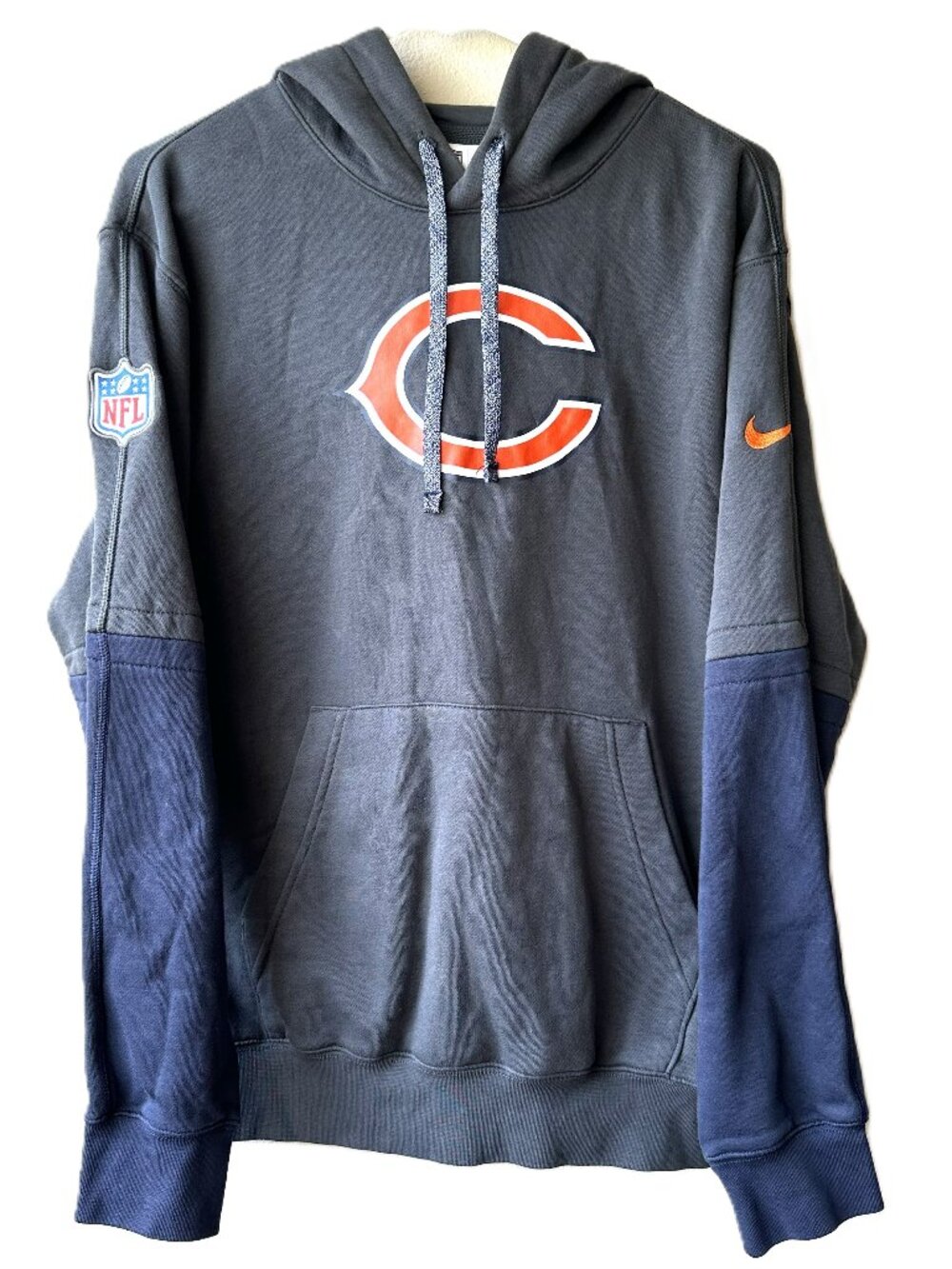 Nike Chicago Bears Hoodie Men’s Small Gray NFL Pullover
